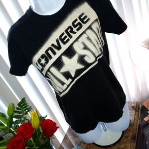 Old school Converse.logo t shirt